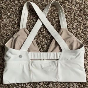 Lululemon Sweat Your Heart Out bra & bag
